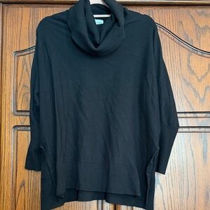 First Love Elegant Black Turtleneck Sweater